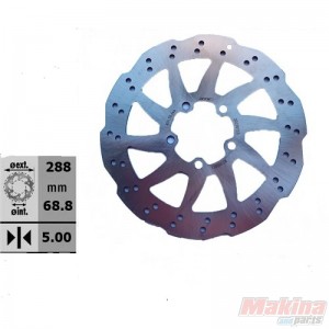 203-52-547   Front Brake Disc Sym HD-300i E4-E5