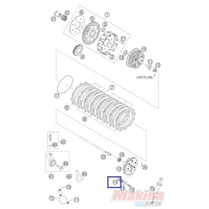 58332080000  Clutch Springs Set KTM LC-4  640