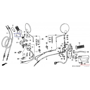 53165MV1000  &Chi;&epsilon;&iota;&rho;&omicron;&lambda;&alpha;&beta;ή &Delta;&epsilon;&xi;&iota;ά Honda XRV-750 Africa Twin