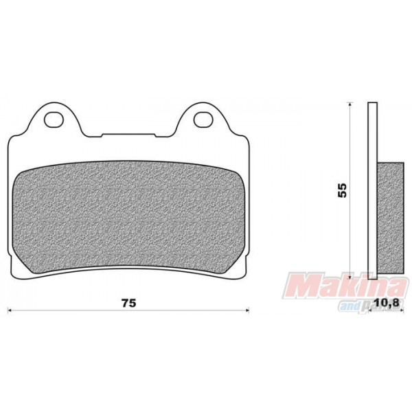 EBC FA088 Blackstuff Rear Brake Pads For Yamaha FJ XJ XJR FZR TDM FZR BT FZ VMX-12 XVS